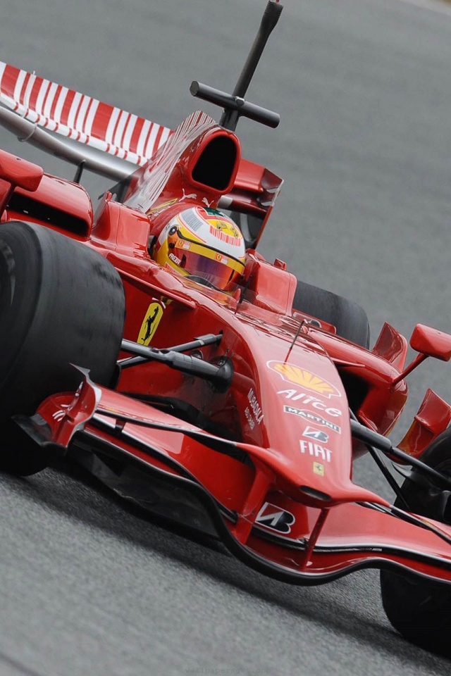 Formula One Barcelona Tests Ferrari Racing