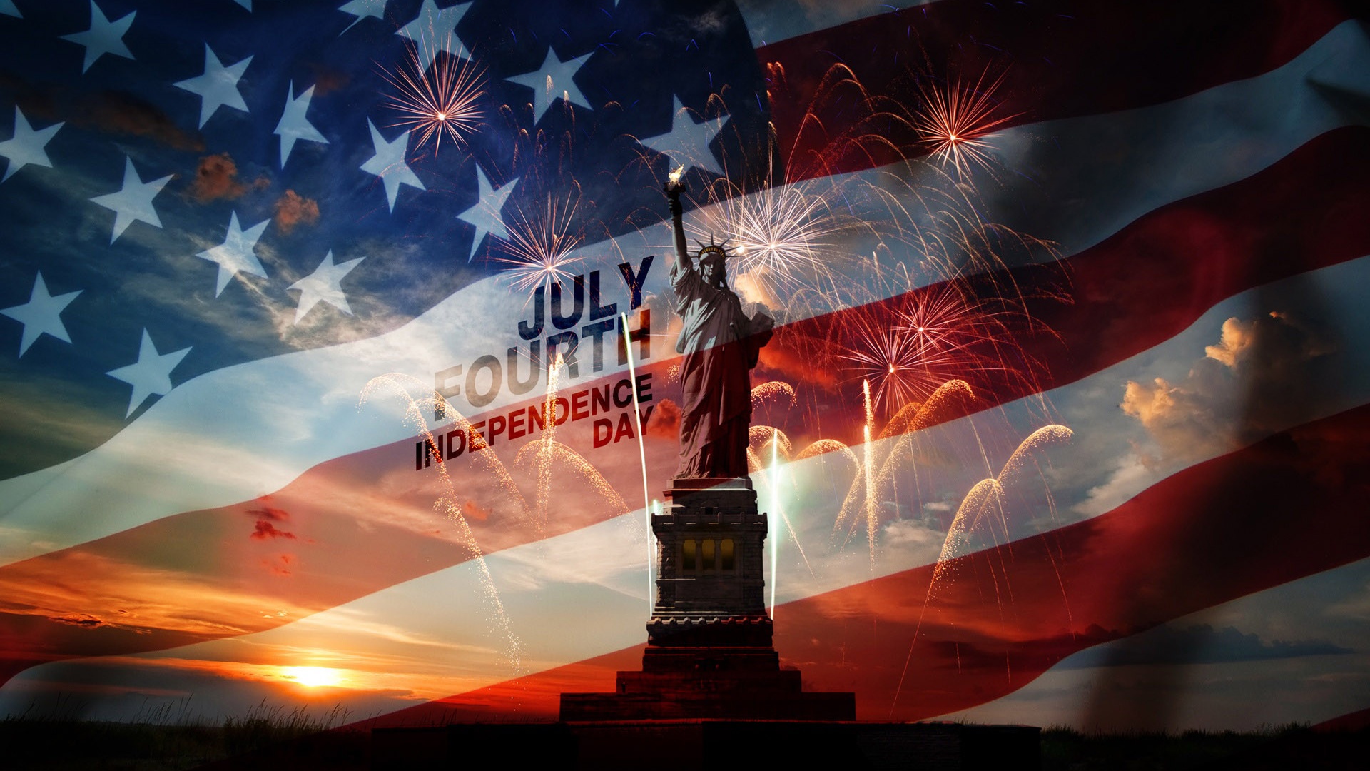 Fourth Of July Statue Of Liberty USA
