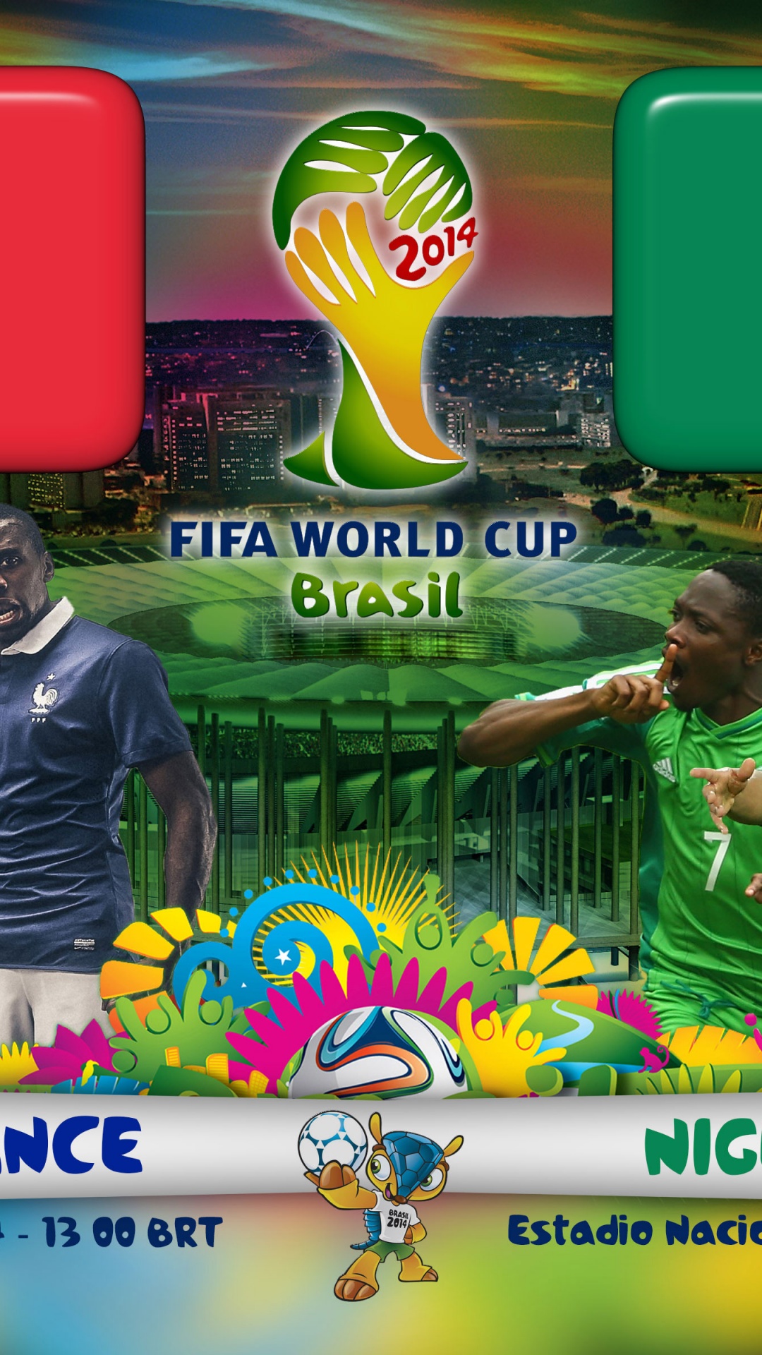 France Vs Nigeria World Cup 2014