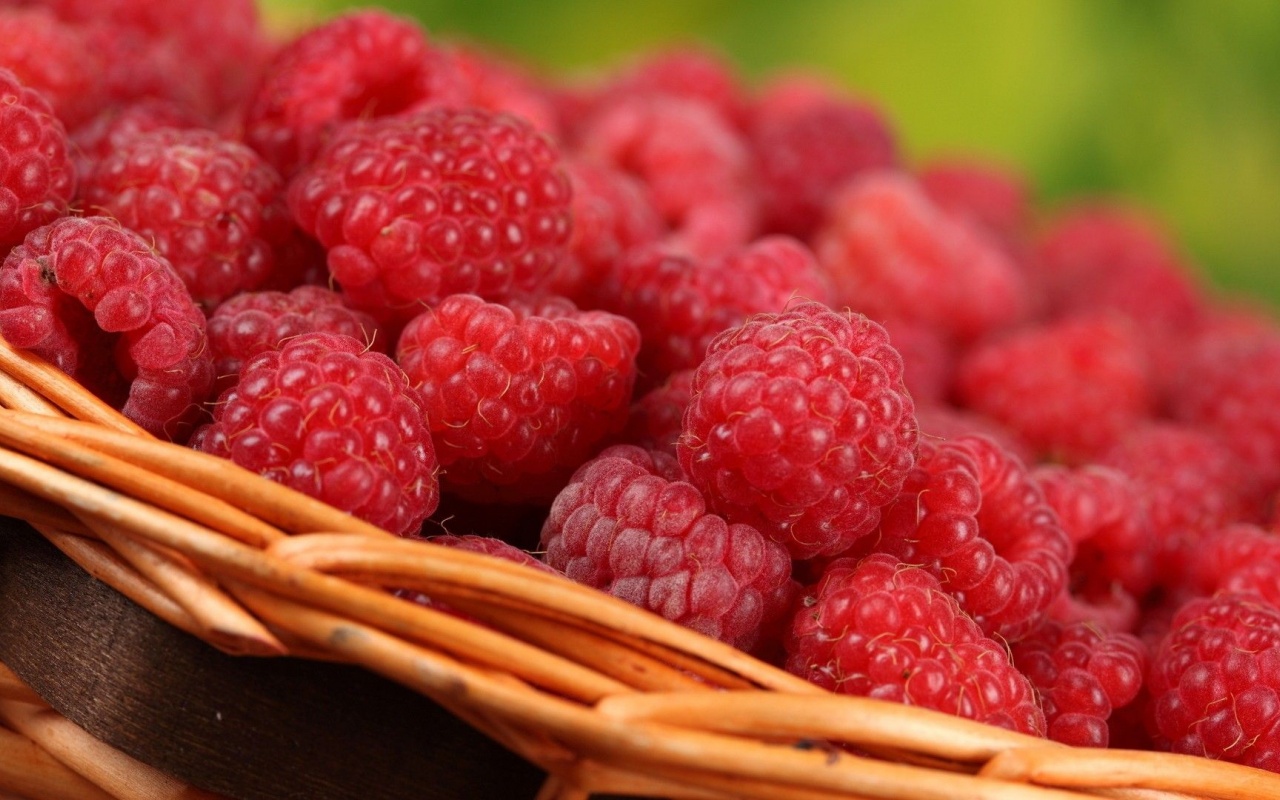 Fruits Food Raspberries