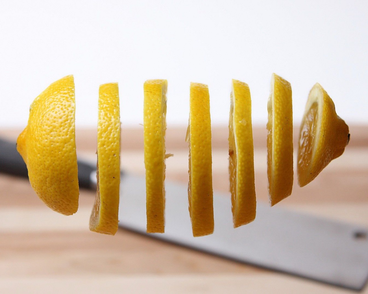 Fruits Knives Lemons
