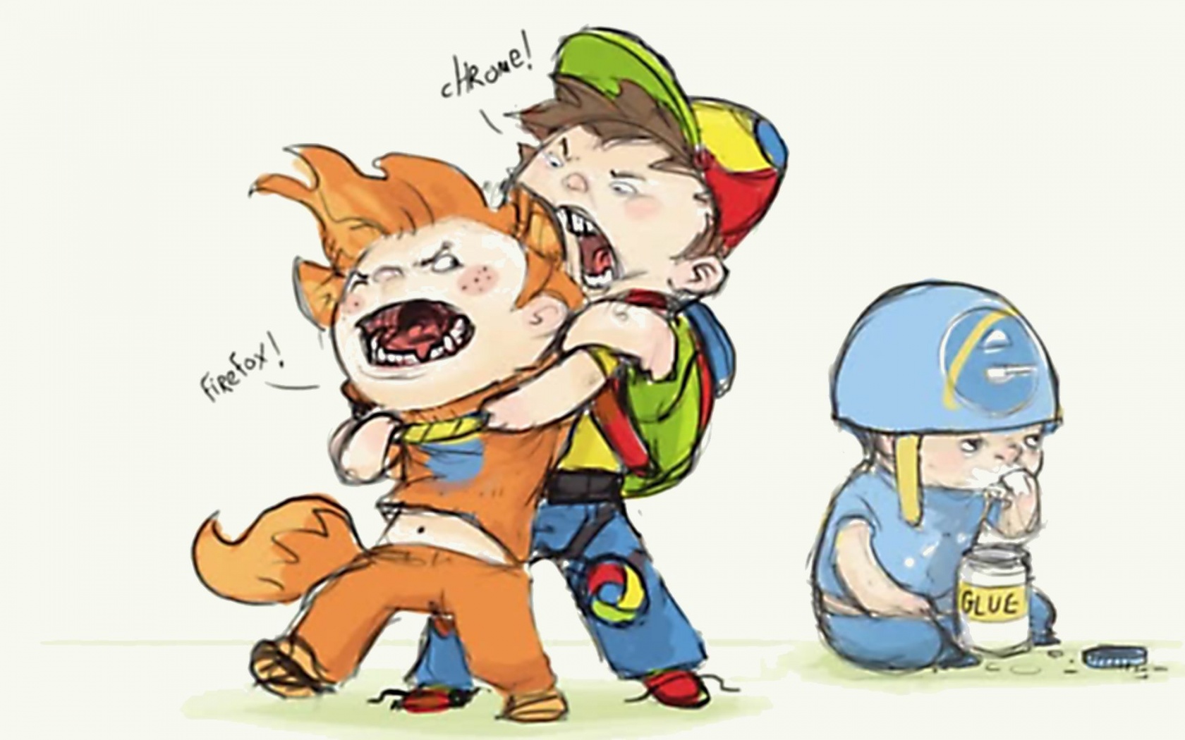 Funny Firefox Internet Explorer Google Chrome