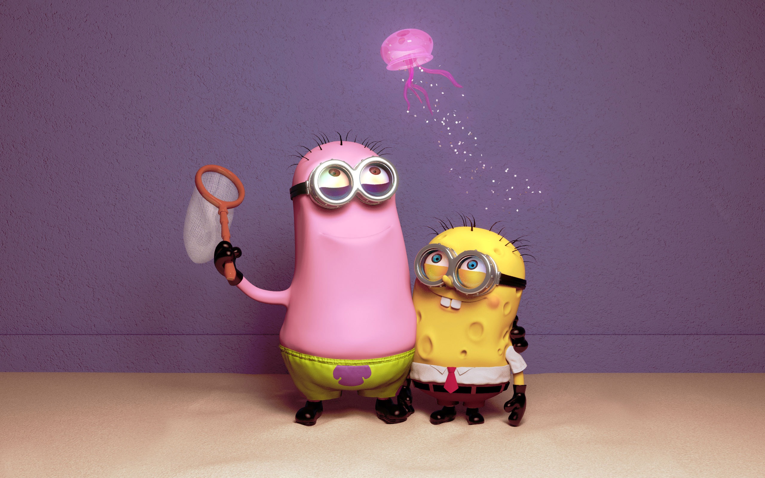 Funny Minions Patrick And Spongebob