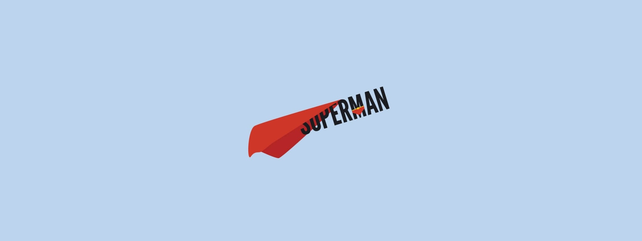 Funny Superman Typography