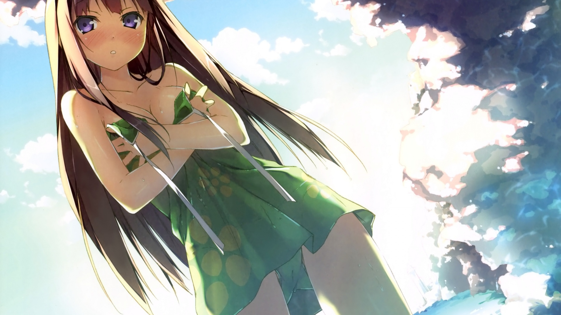 Girl Wet Desktop