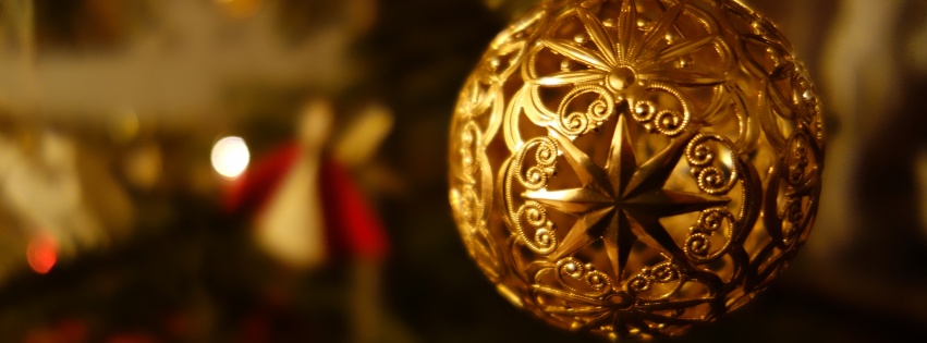 Golden Christmas Ball