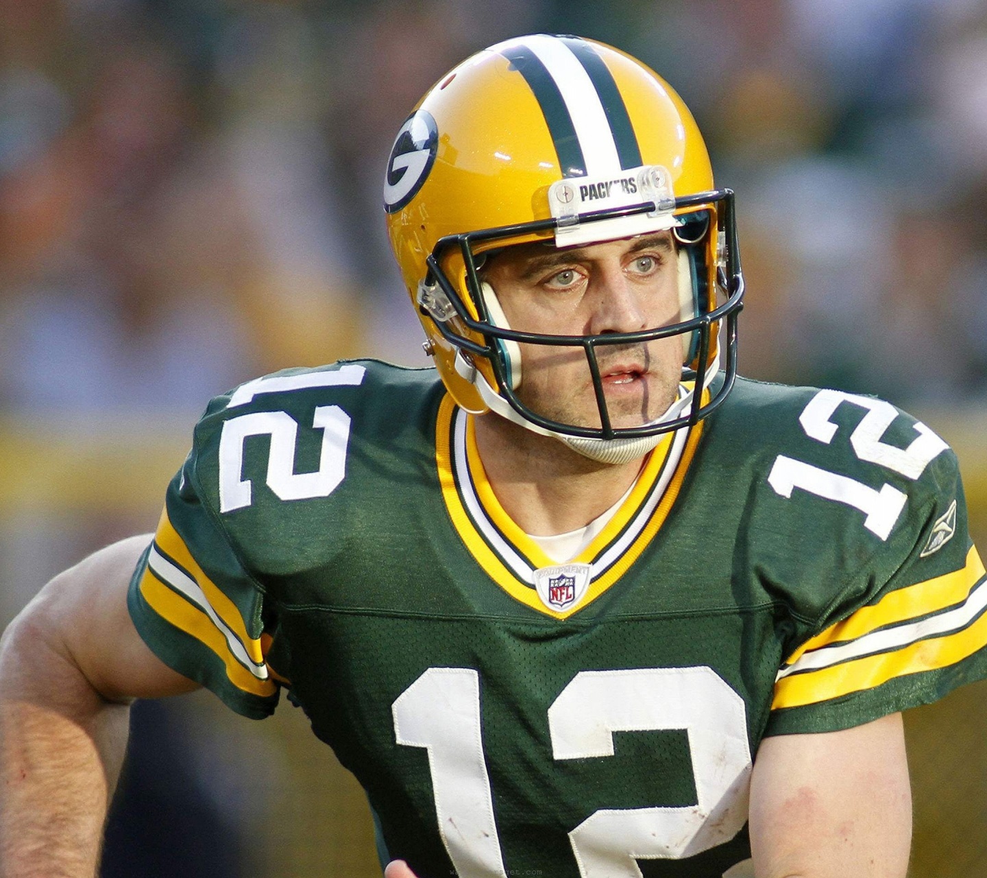 Green Bay Packers American Football Quarterback Aaron Rodgers