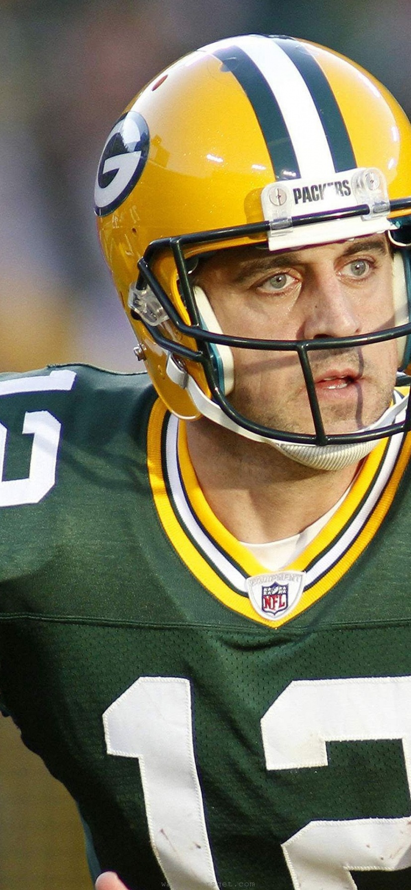 Green Bay Packers American Football Quarterback Aaron Rodgers