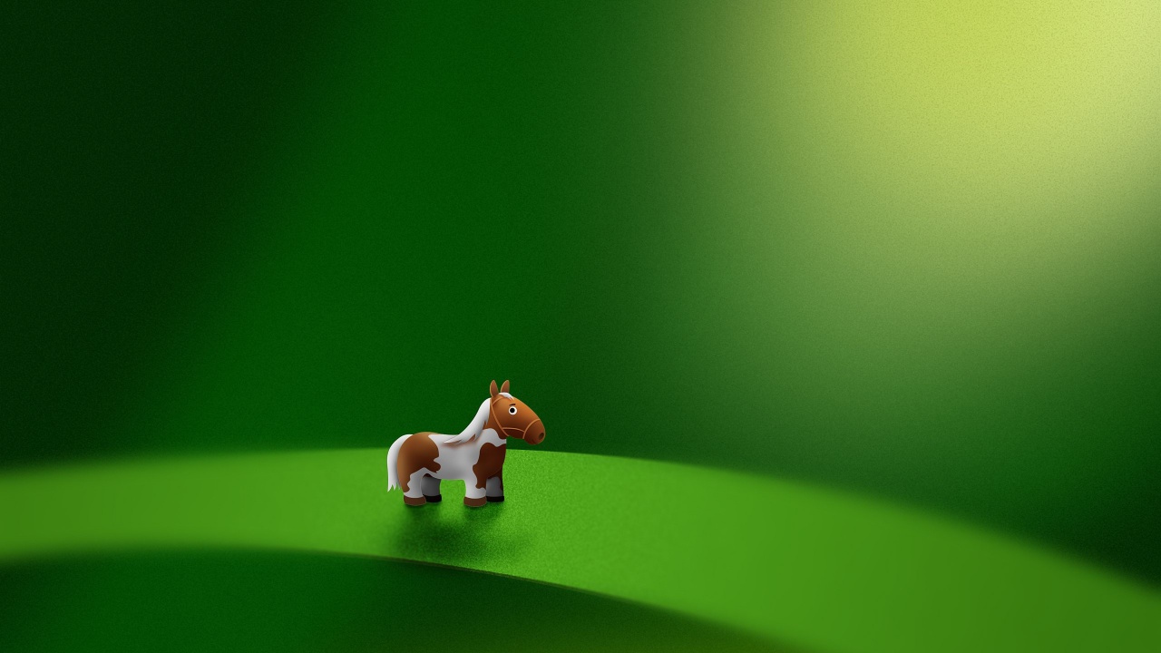 Green Leaf Pony Horse Micro