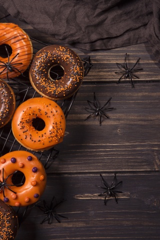 Halloween Donuts Spiders