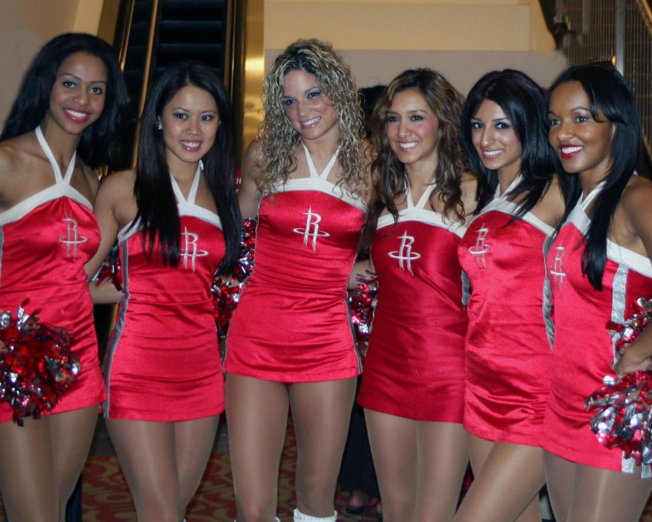 Houston Rockets Nba American Basketball Power Dancers