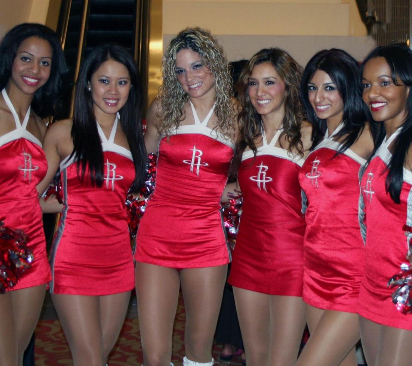 Houston Rockets Nba American Basketball Power Dancers