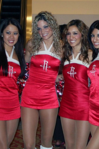 Houston Rockets Nba American Basketball Power Dancers