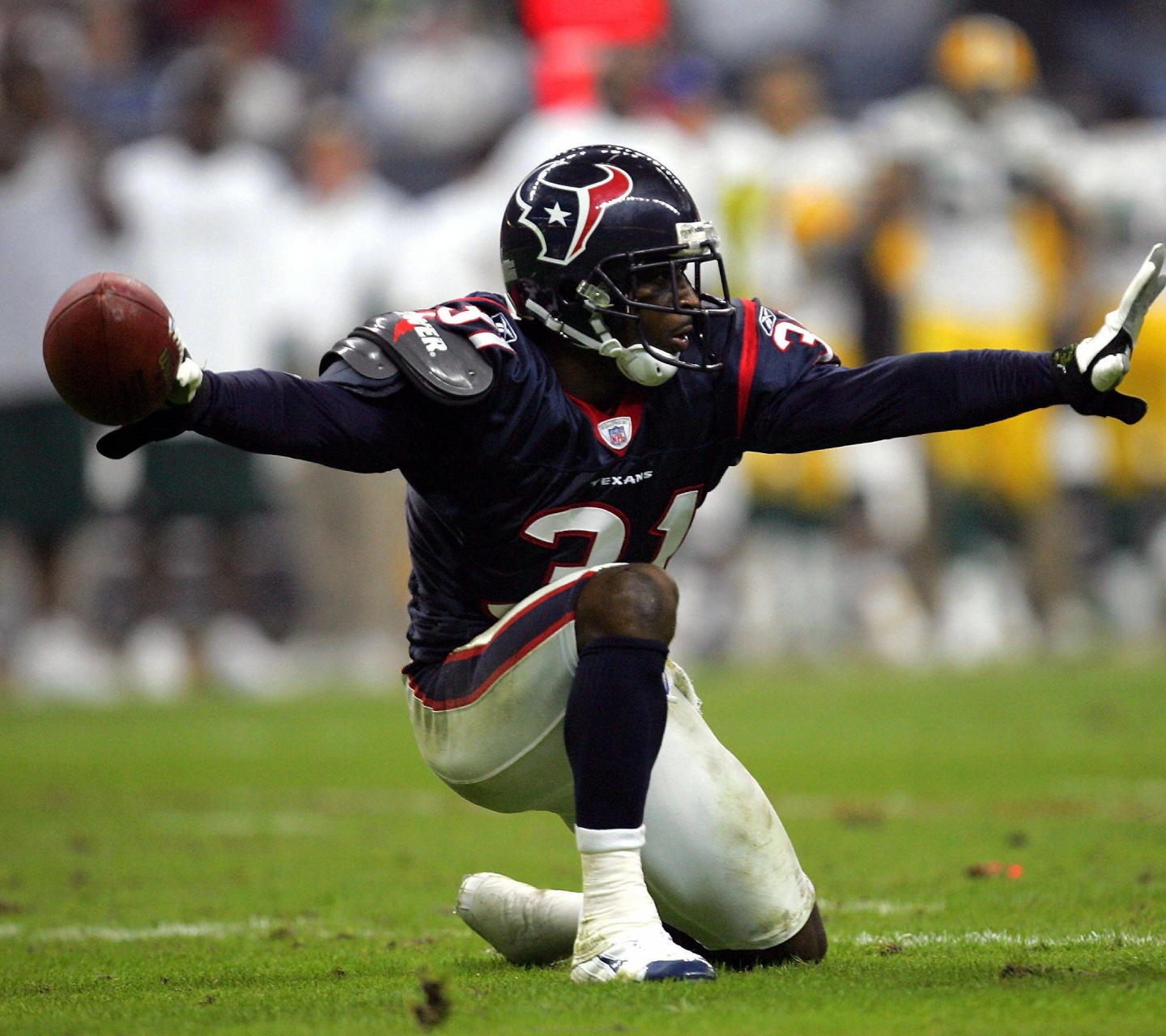 Houston Texans American Football Cornerback Aaron Glenn