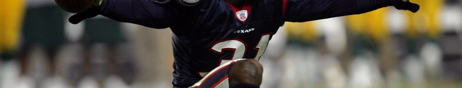 Houston Texans American Football Cornerback Aaron Glenn