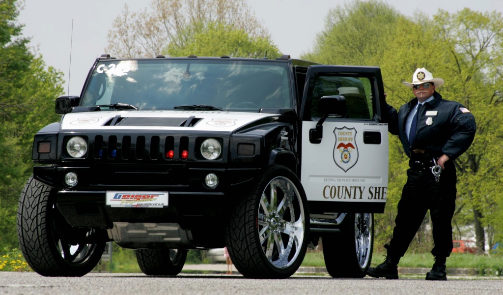 Hummer Police Car