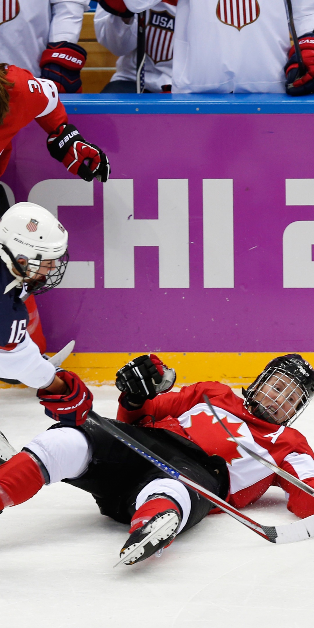 Ice Hockey Women Match In Sochi 2014