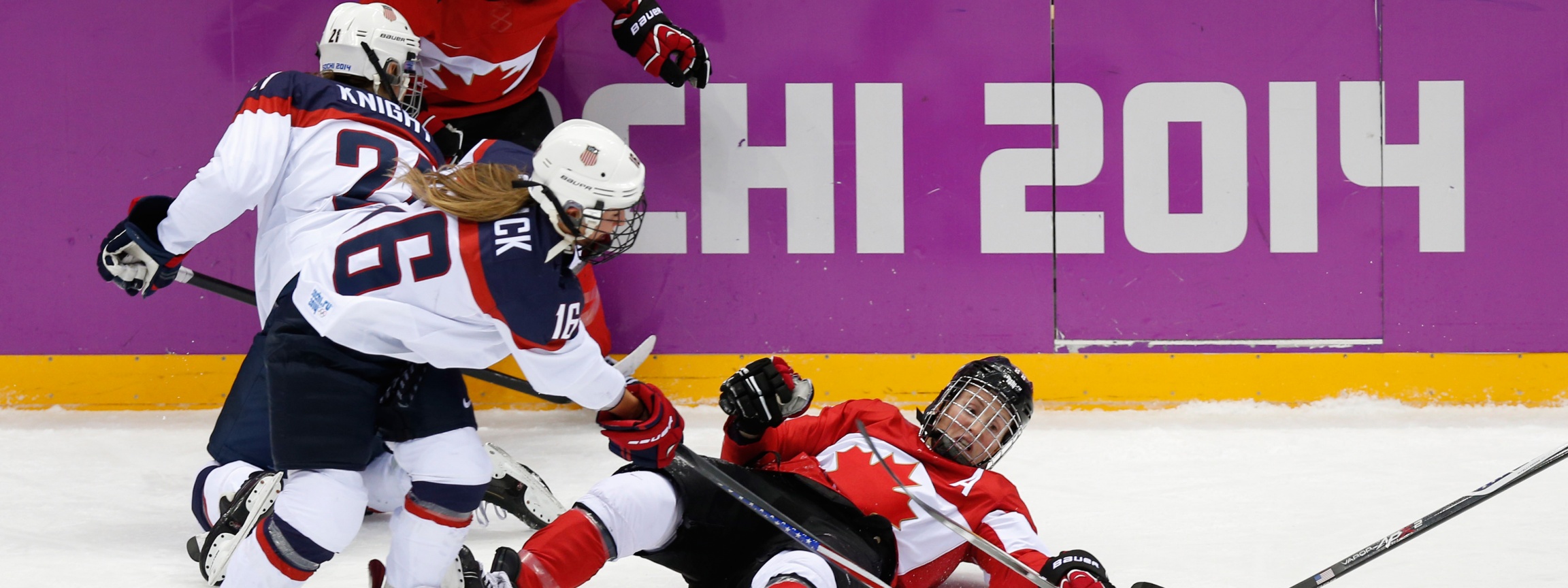 Ice Hockey Women Match In Sochi 2014