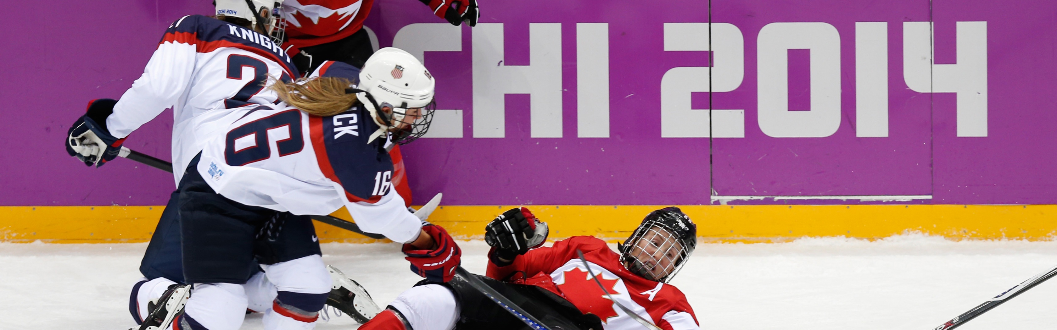 Ice Hockey Women Match In Sochi 2014