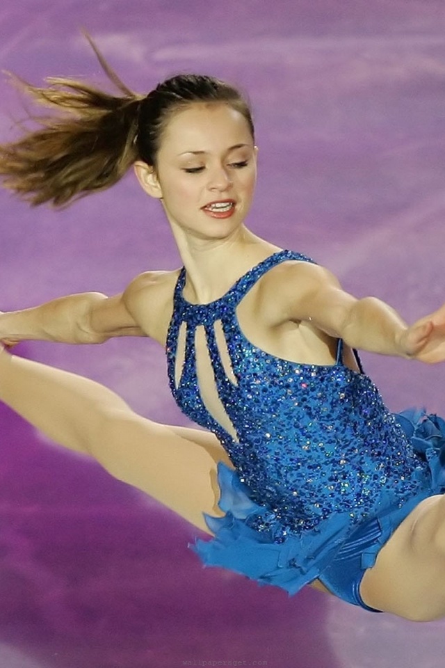 Ice Skating Sasha Cohen Figure Skater