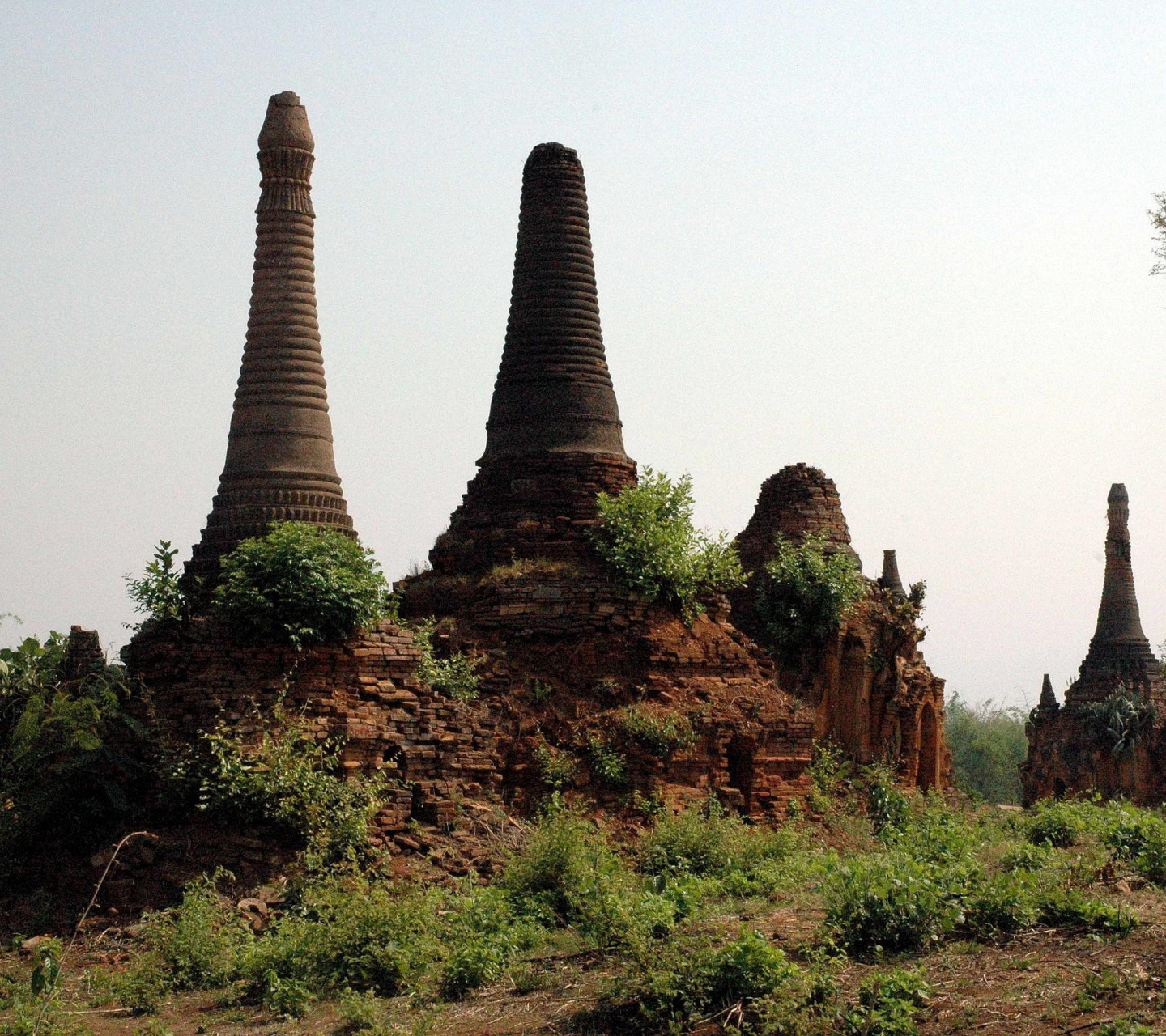 Indein Inle Lake Stupas Burma