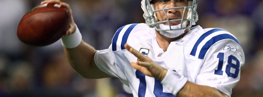 Indianapolis Colts American Football Quarterback Peyton Manning