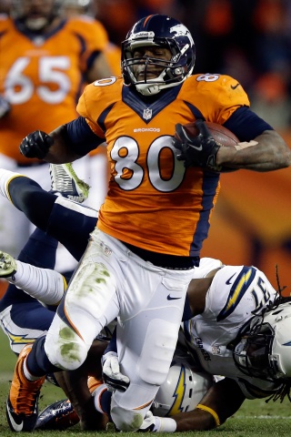 Julius Thomas Is Tackled By Addae