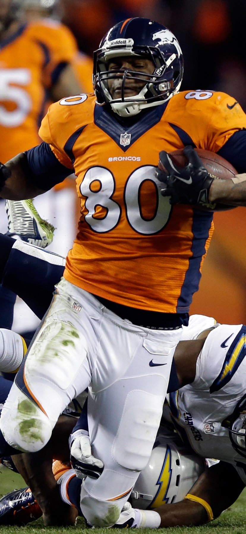 Julius Thomas Is Tackled By Addae