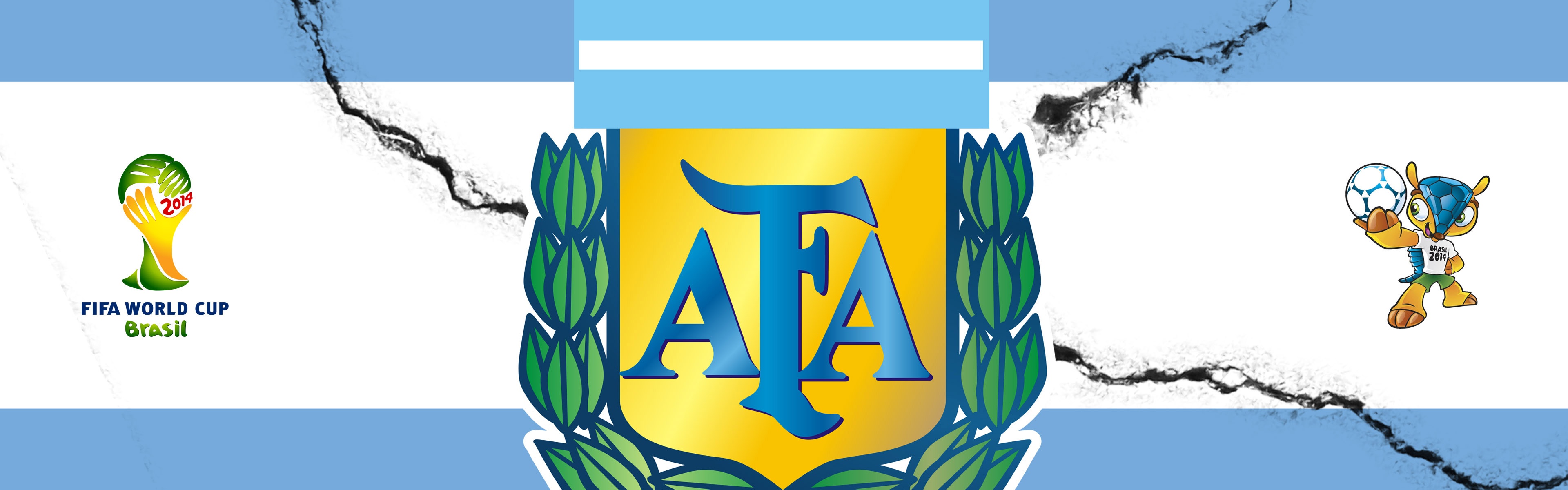 La Albiceleste Argentina Football Crest