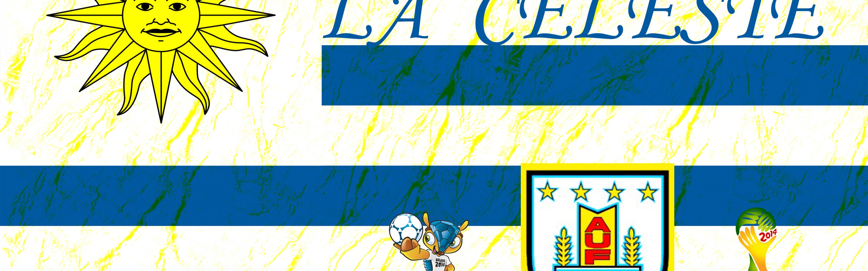La Celeste Uruguay Football Crest Logo
