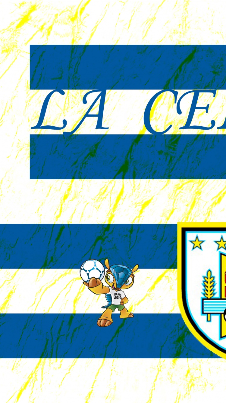 La Celeste Uruguay Football Crest Logo