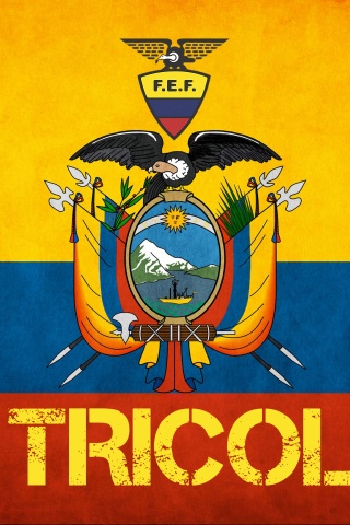 La Tricolor Ecuador Football Crest Logo