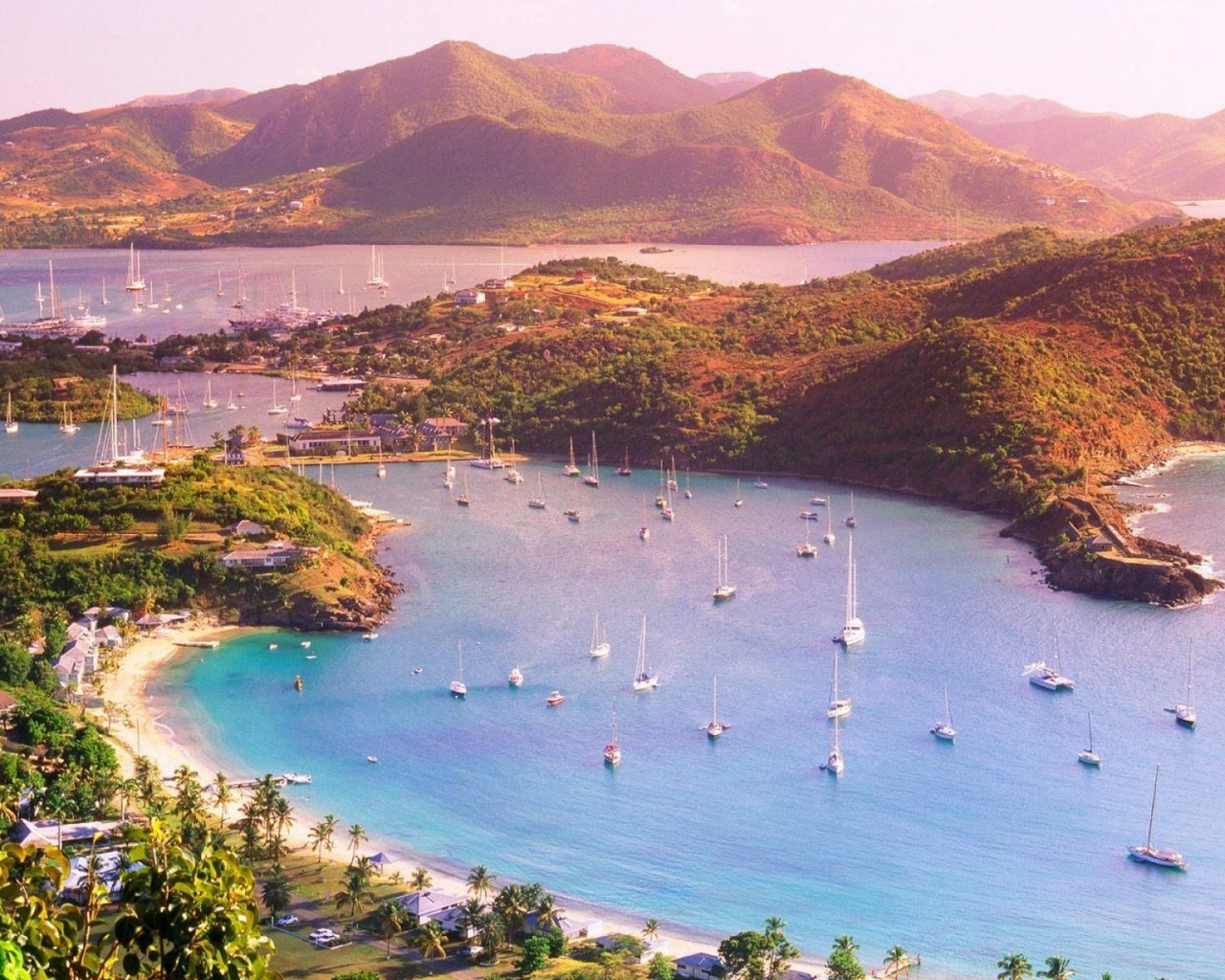 Leeward Islands Caribbean Antigua And Barbuda Waterfront Indies World Nature