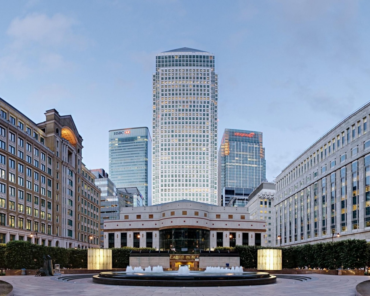 London Canary Wharf City Architecture