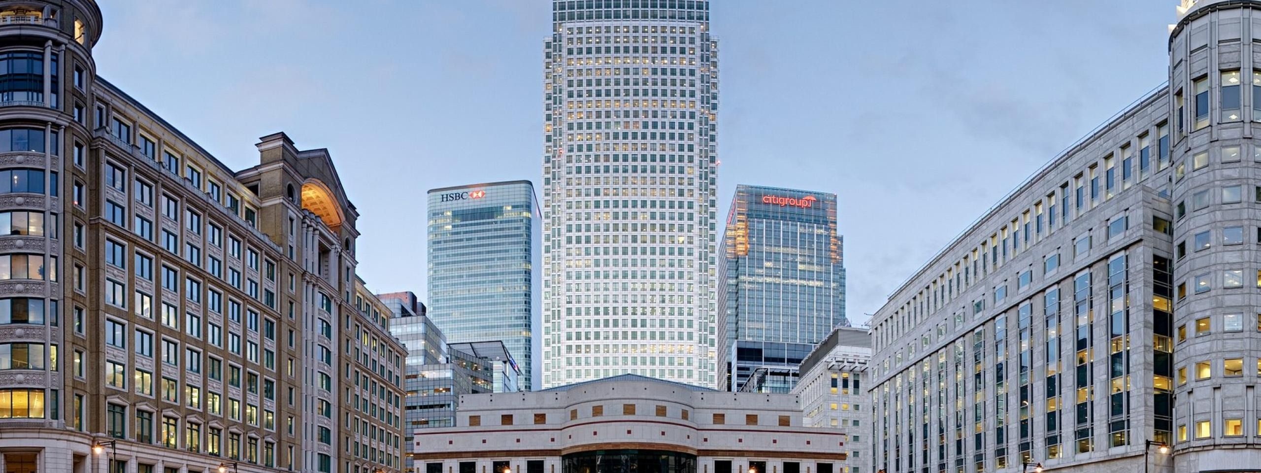 London Canary Wharf City Architecture