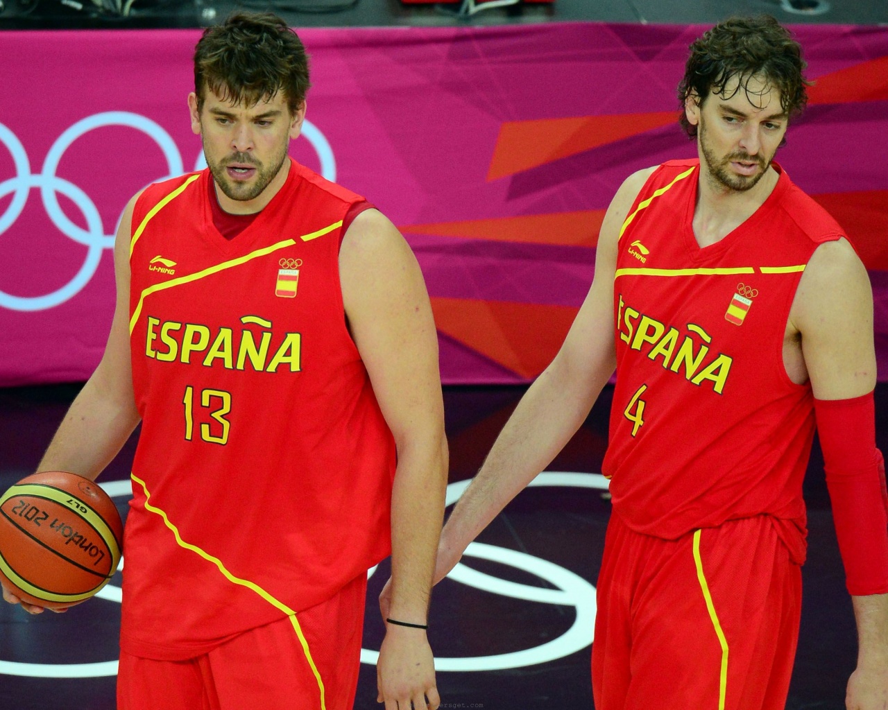 London Olympics Spain National Basketball Team Pau Gasol Marc Gasol