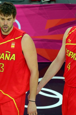 London Olympics Spain National Basketball Team Pau Gasol Marc Gasol