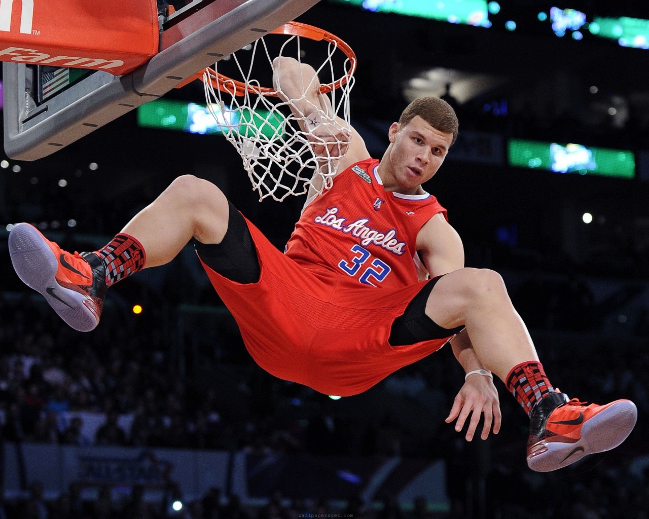 Los Angeles Clippers Nba American Professional Basketball Blake Griffin Dunks
