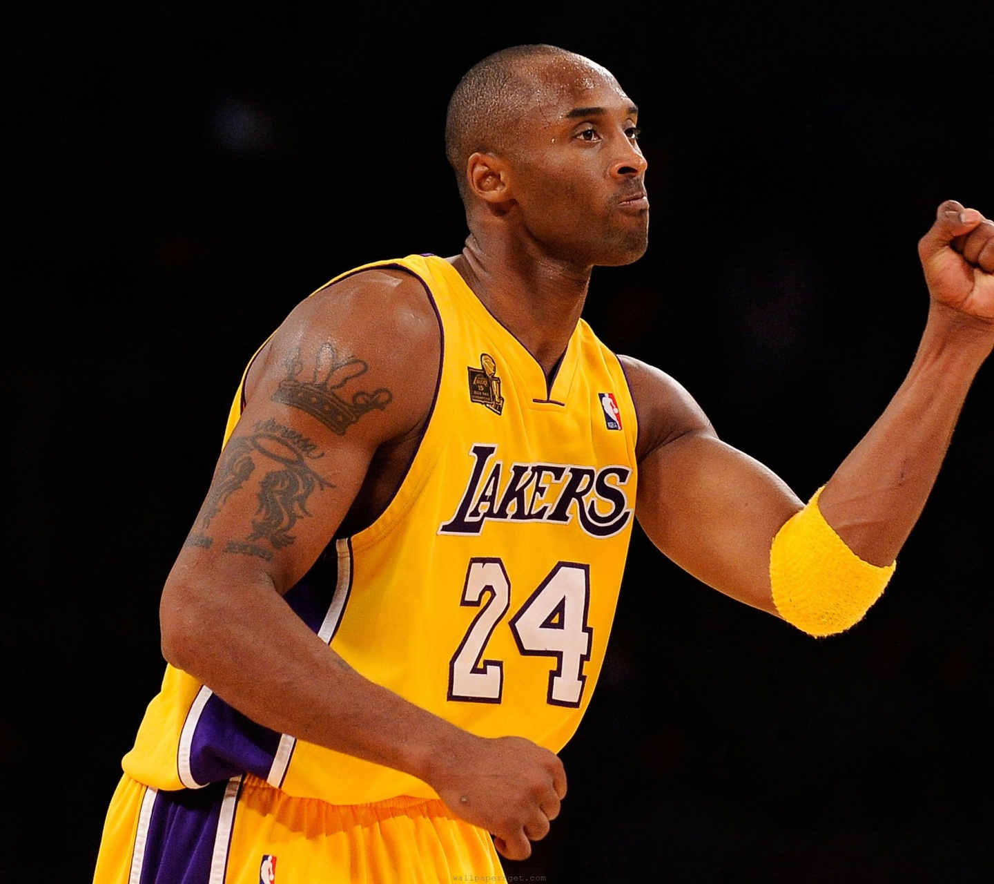 Los Angeles Lakers American Professional Basketball Kobe Bryant Pose