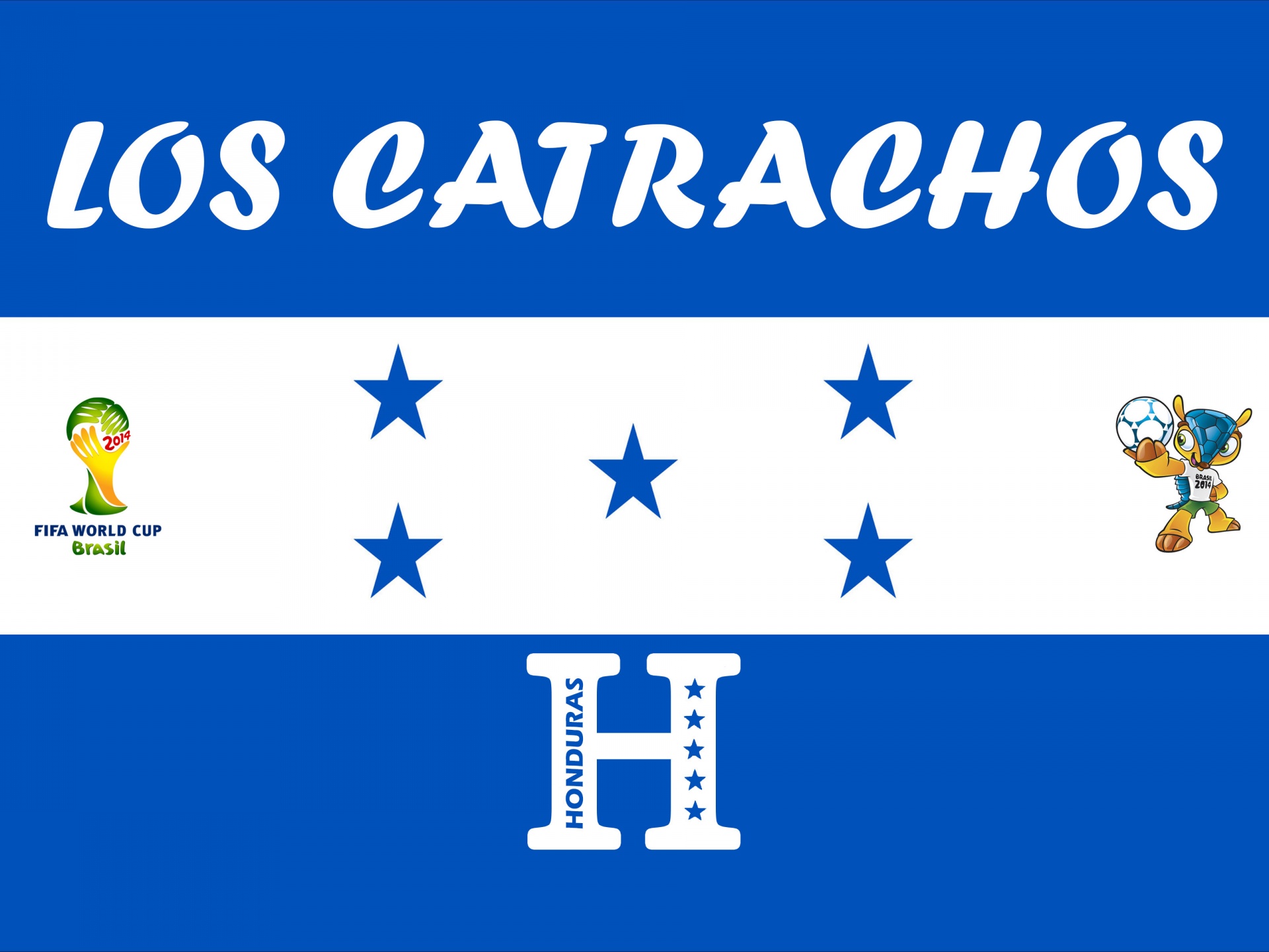 Los Catrachos Honduras Football Crest Logo