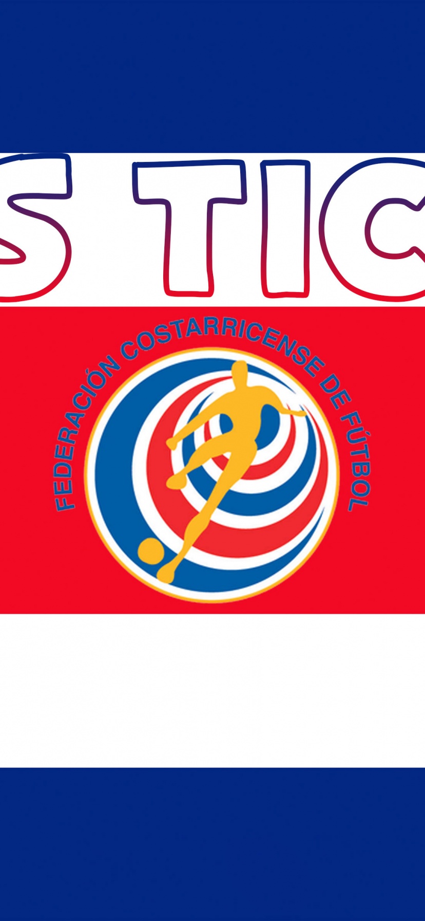 Los Ticos Costa Rica Football Crest