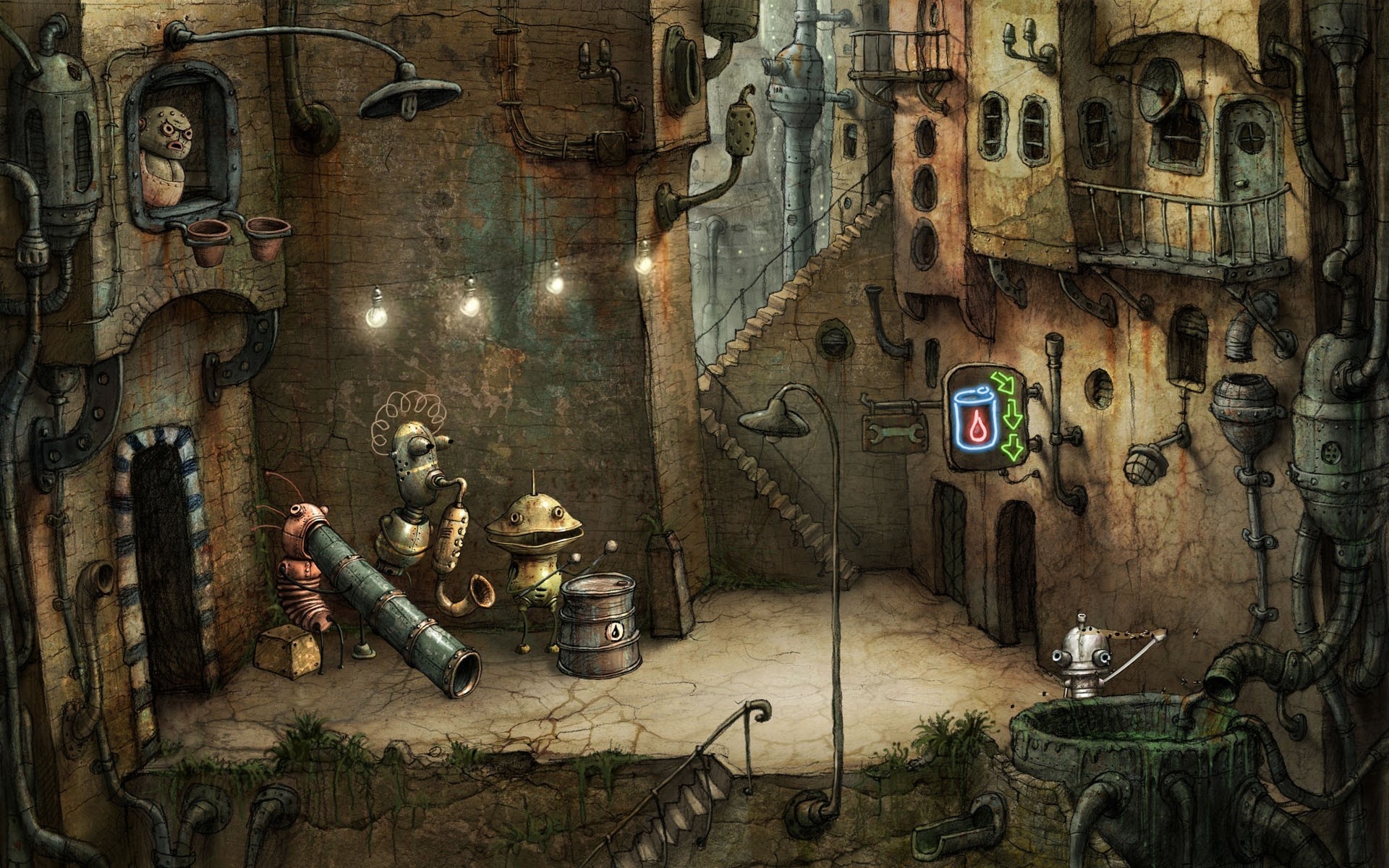 Machinarium Alley