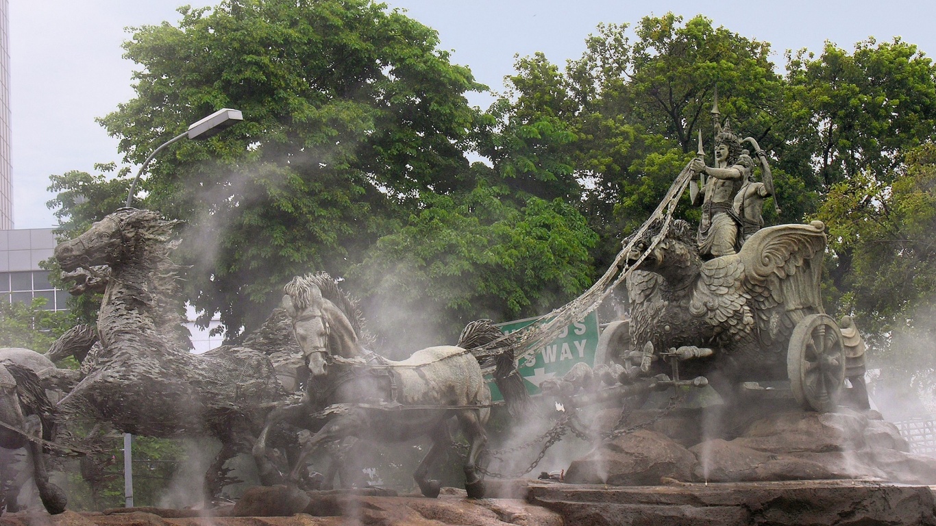 Mahabharata Monument Jakarta Capital Region Indonesia
