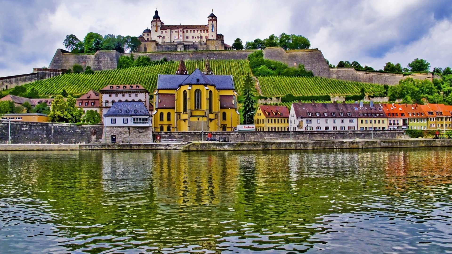 Marienberg Fortress In Wurzburg Bavaria Germany