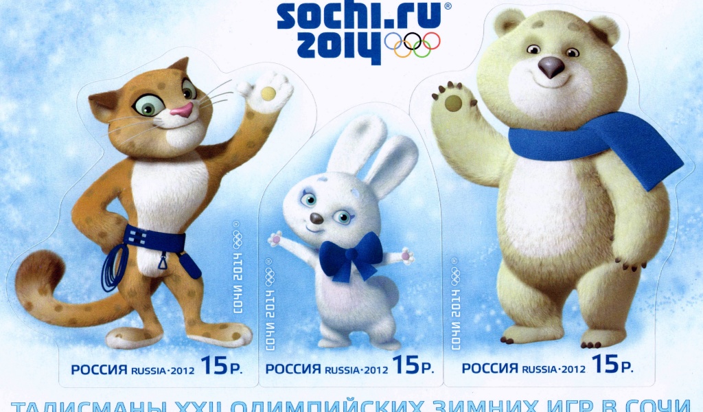 Mascots Winter Olympics Sochi 2014