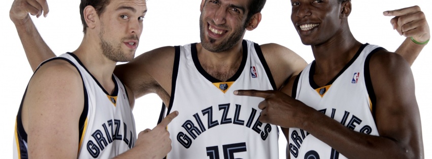 Memphis Grizzlies Nba American Basketball Marc Gasol Hamed Haddadi Hasheem Thabeet