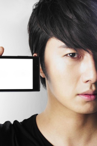 Men Smartphone Jung Il Woo Actor Asian Korean People