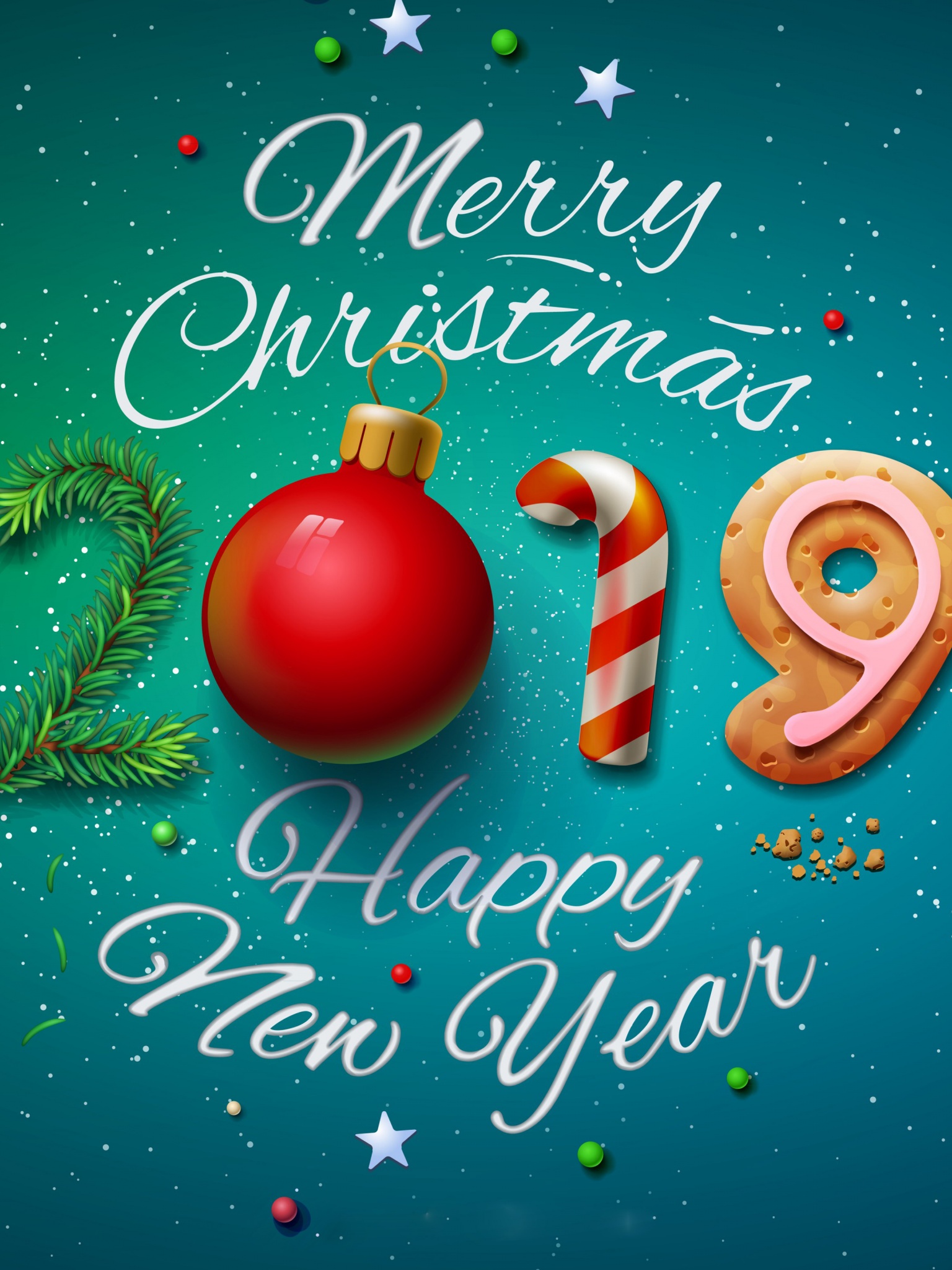 Merry Christmas Happy New Year 2019