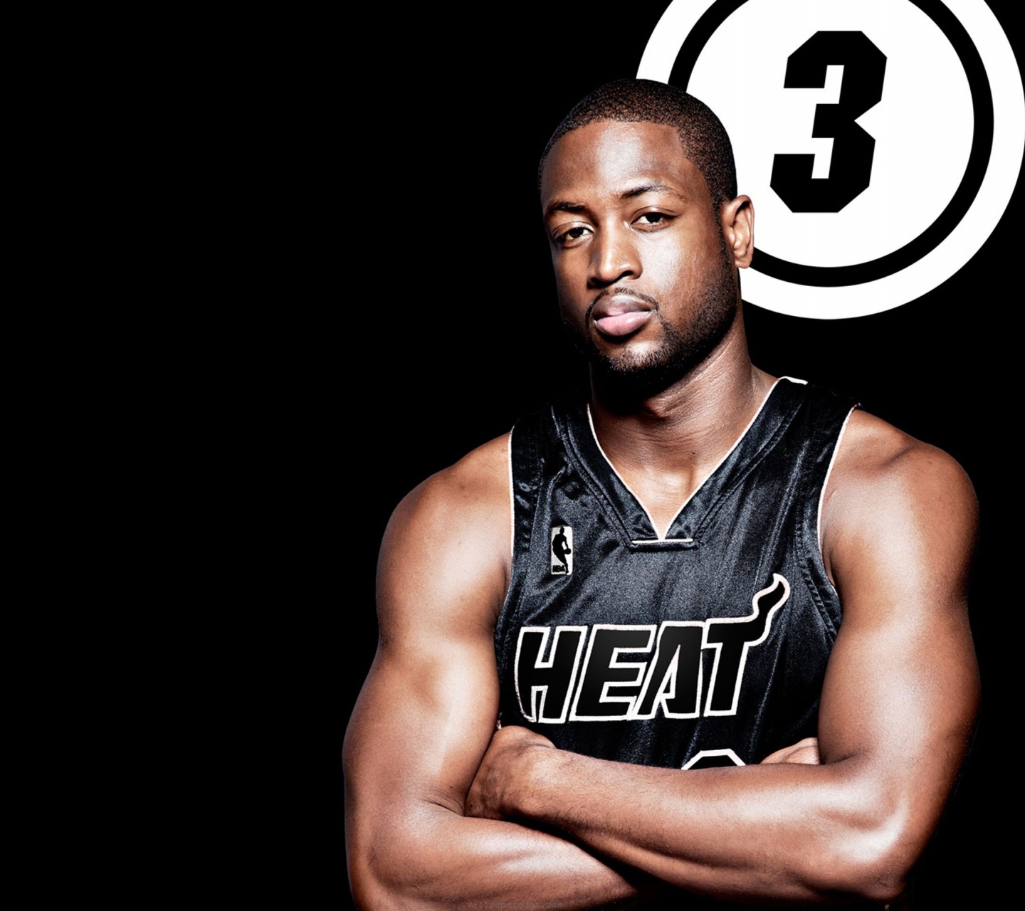 Miami Heat Nba American Basketball Black Uniforms Dwyane Wade