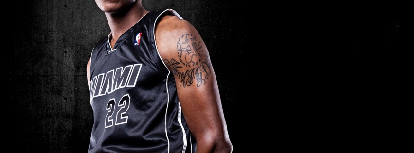Miami Heat Nba American Basketball Black Uniforms James Jones